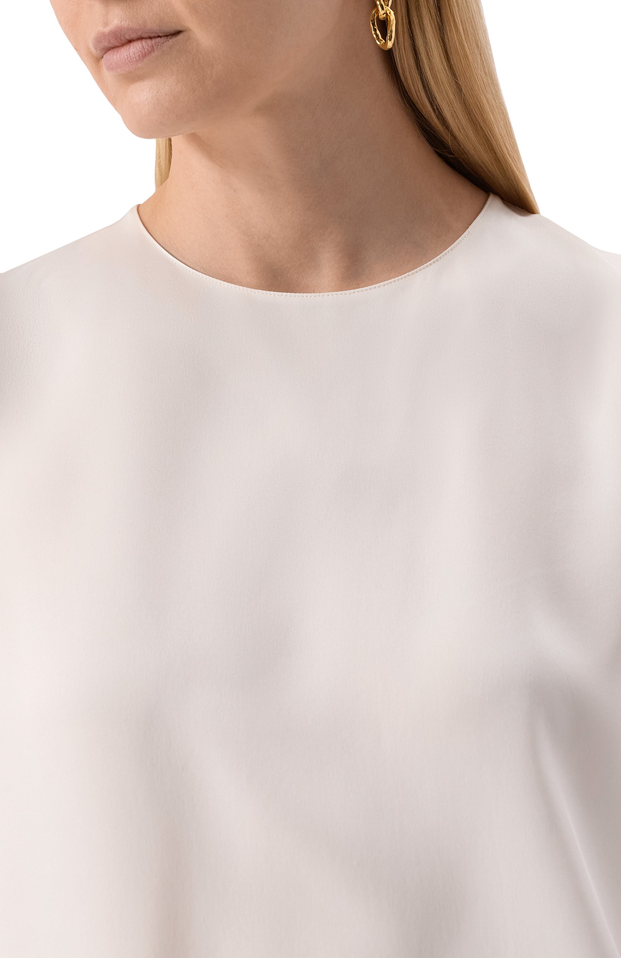 Шелковый топ THEORY, арт. M0102539, фото 5