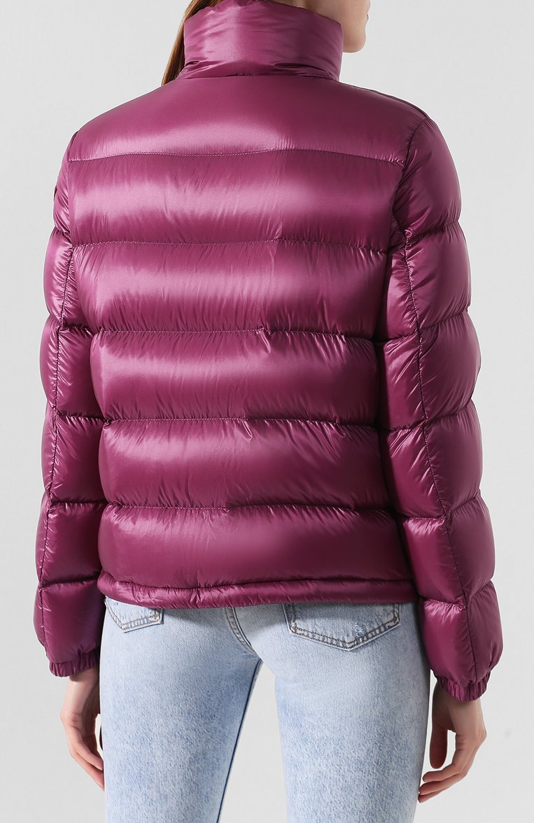 Женская куртка moncler copenhague MONCLER фиолетового цвета, арт. E2-093-45369-00-C0183 | Фото 4 (Материал внешний: Синтетический материал; Материал утеплителя: Пух и перо; Женское Кросс-КТ: Пуховик-куртка; Статус проверки: Проверена категория, Проверено; Материал подклада: Синтетический материал; Рукава: Длинные; Длина (верхняя одежда): Короткие; Кросс-КТ: Куртка, Утепленные; Драгоценные камни: Проставлено; Материал сплава: Проверено, Проставлено)