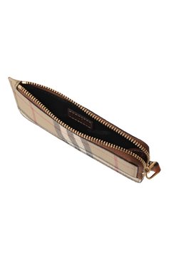 Женский футляр дл�я кредитных карт BURBERRY бежевого цвета, арт. 8094427 | Фото 3 (Нос: Не проставлено; Материал: Пластик)