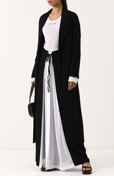 Юбка-макси из вискозы с контрастной вставкой ANN DEMEULEMEESTER, арт. 1801-1760-150-098, фото 2