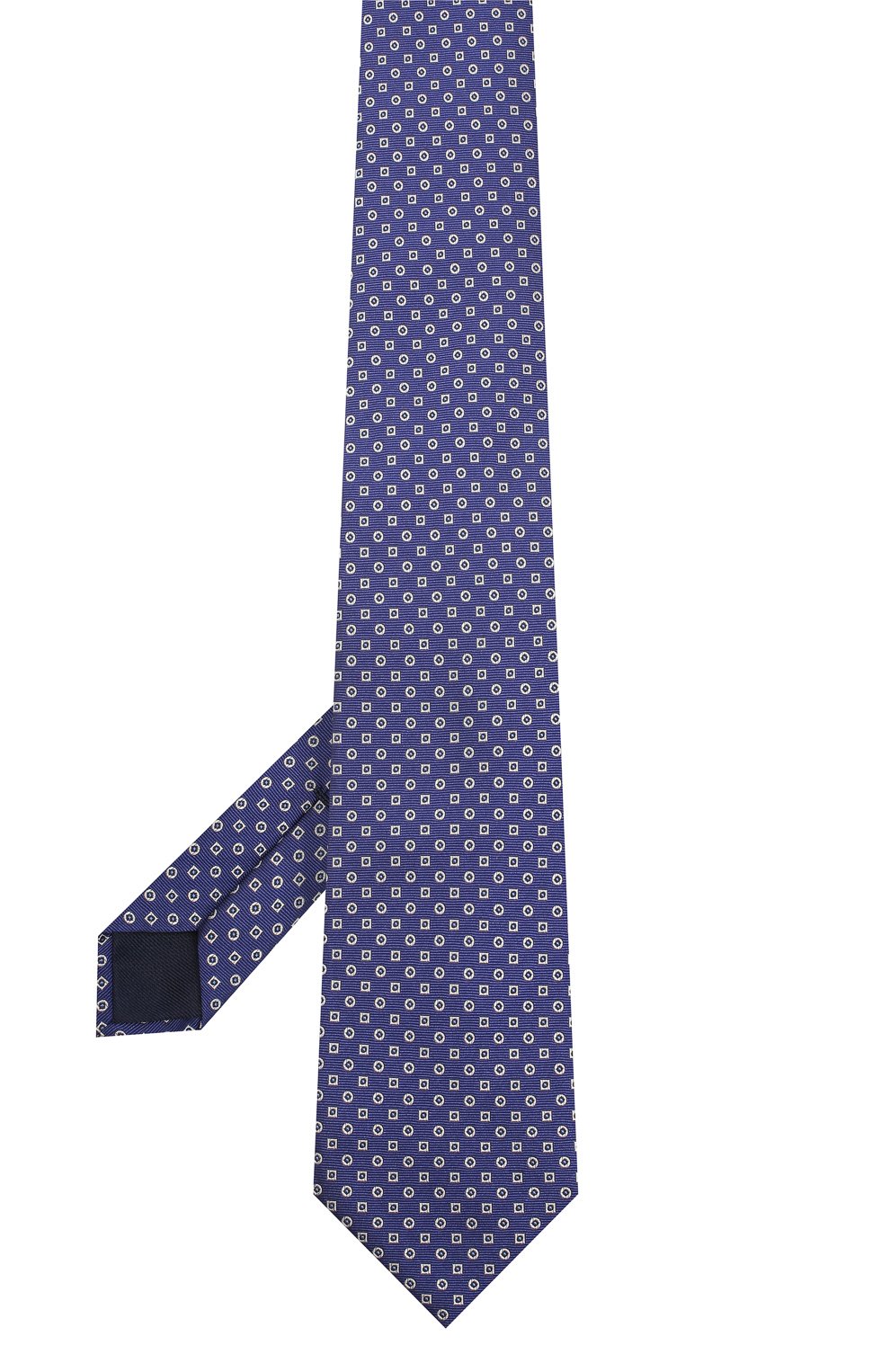 Шелковый галстук CORNELIANI синего цвета по цене 19950 руб., арт. 85U390-0120306/00, фото 2 Шелковый галстук CORNELIANI, арт. 85U390-0120306/00, фото 2