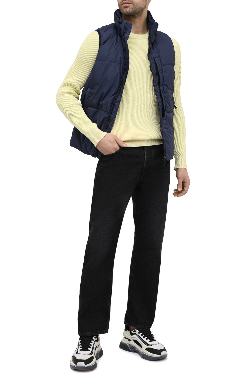 Хлопковый свитер STONE ISLAND, арт. 7415507B1, фото 2