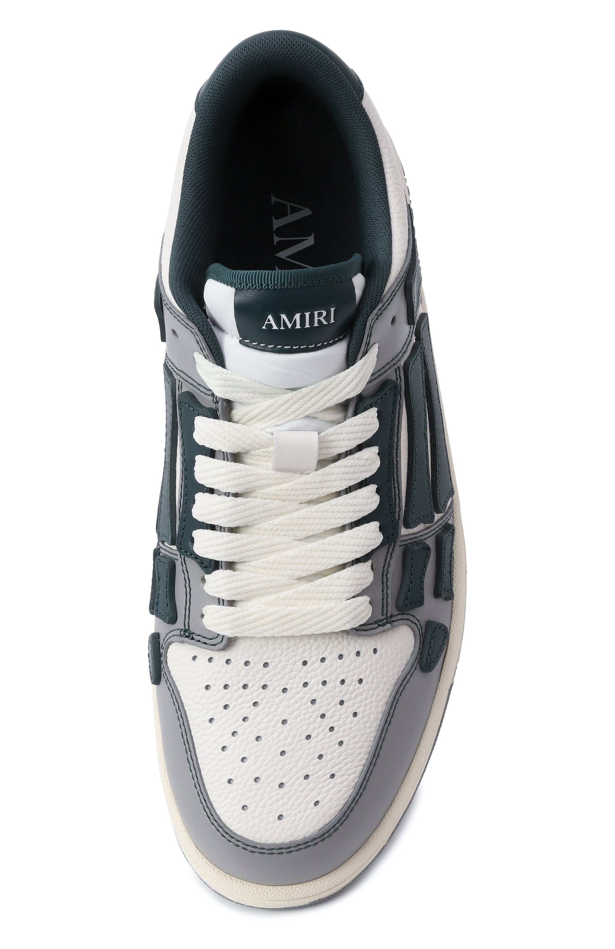 Кожаные кеды varsity skel top AMIRI, арт. AMF0SR1077, фото 6