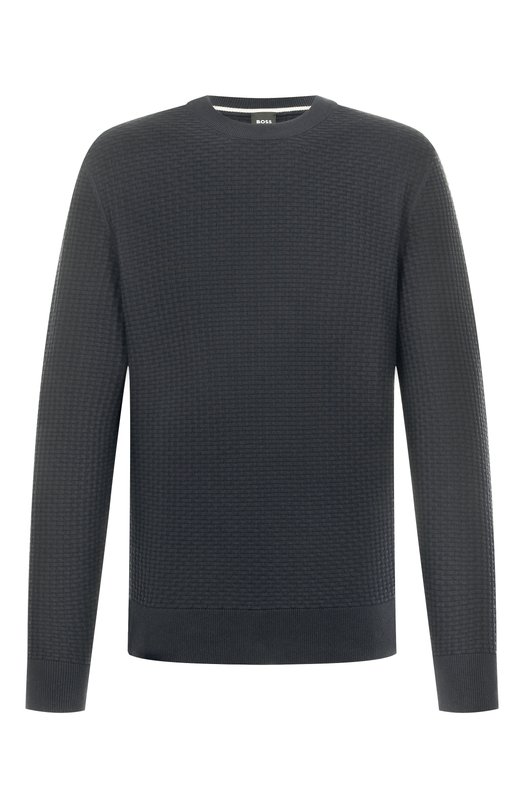 Хлопковый джемпер BOSS 50545283 Зелёный 50545283