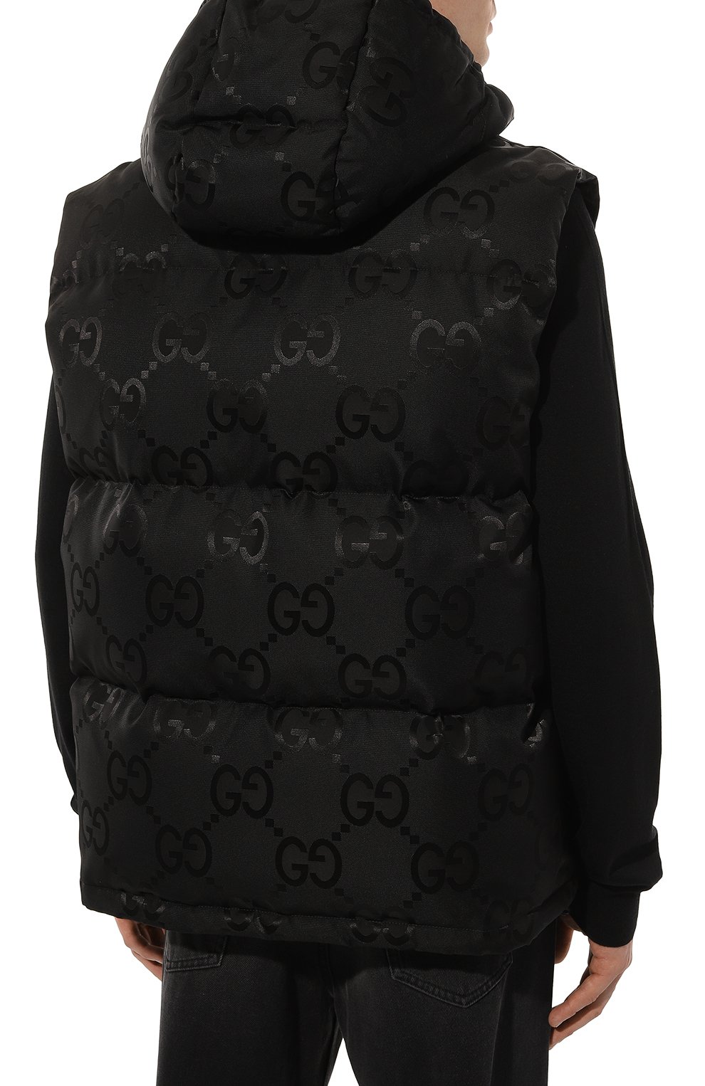 Пуховый жилет jumbo gg GUCCI, арт. 698715/Z8A2S, фото 4