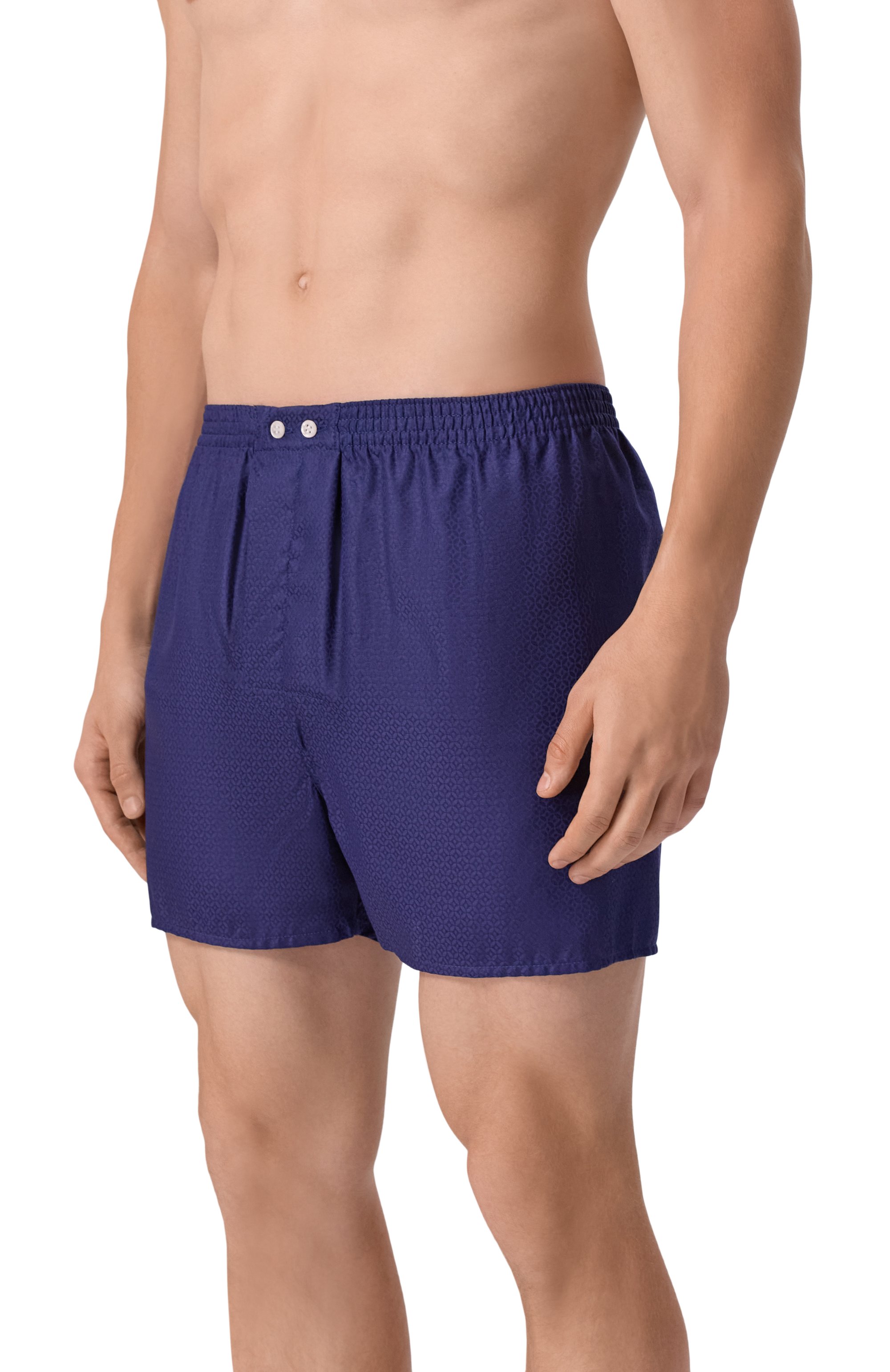 Хлопковые боксеры DEREK ROSE, арт. 6000-L0MB006_NAV, фото 2