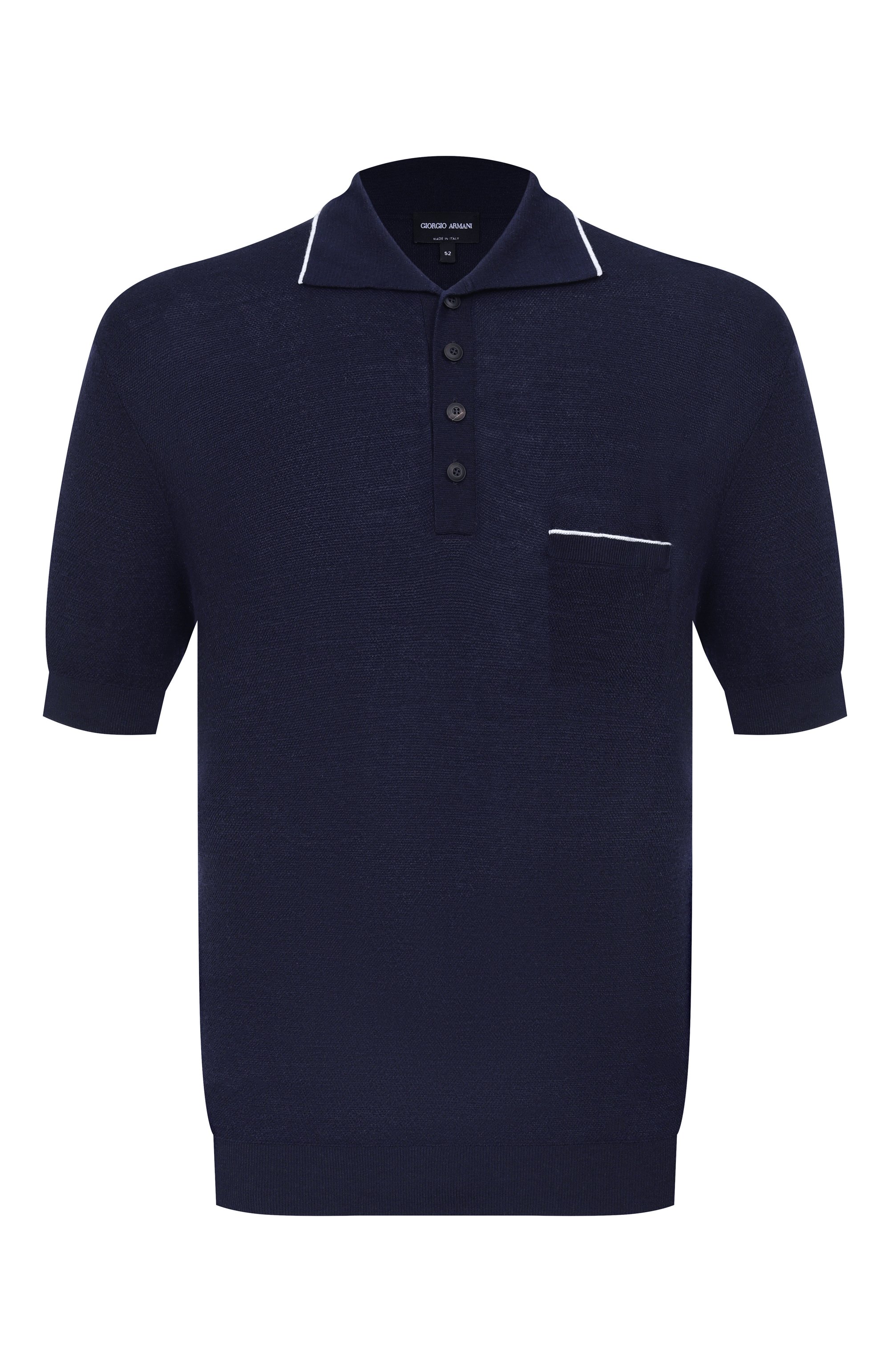 Поло из кашемира и шелка GIORGIO ARMANI, арт. GM003145/AF24734, фото 1