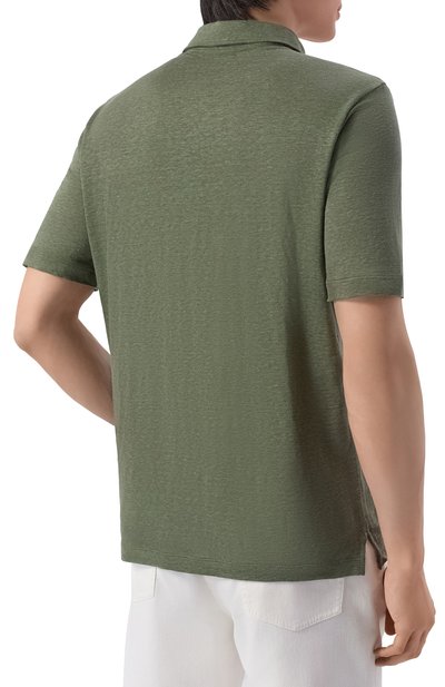 Льняное поло GIORGIO ARMANI, арт. 3RSF80/SJJMZ, фото 4