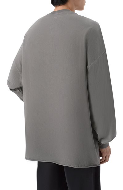 Хлопковый лонгслив RICK OWENS, арт. RU01F2276/JA, фото 4