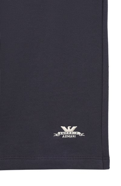 Хлопковые шорты EMPORIO ARMANI темно-синего цвета по цене 16050 руб., арт. EB001435/AF26020, фото 3 Хлопковые шорты EMPORIO ARMANI, арт. EB001435/AF26020, фото 3