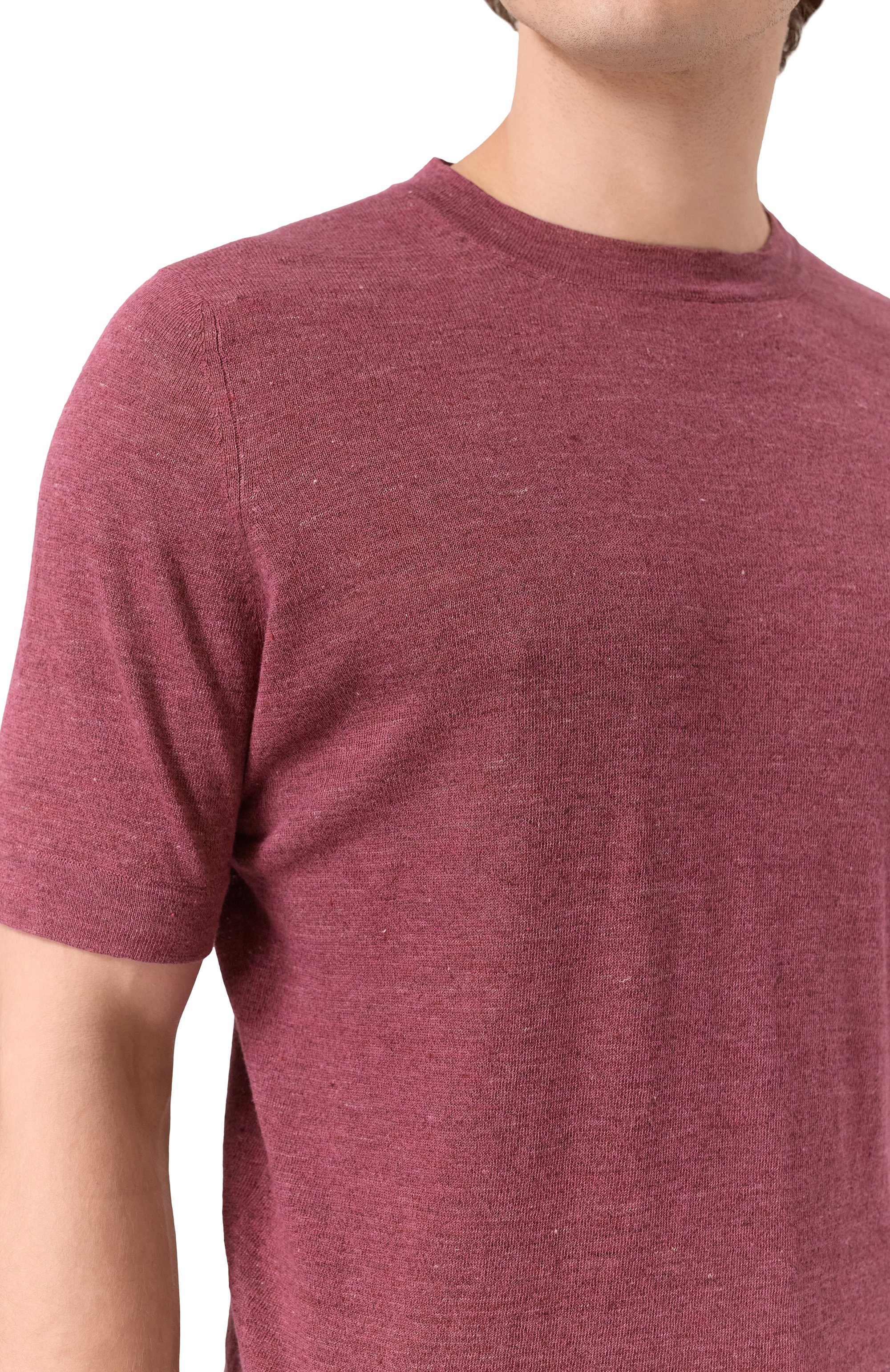 Футболка изо льна и хлопка BRUNELLO CUCINELLI, арт. M2L00340, фото 5