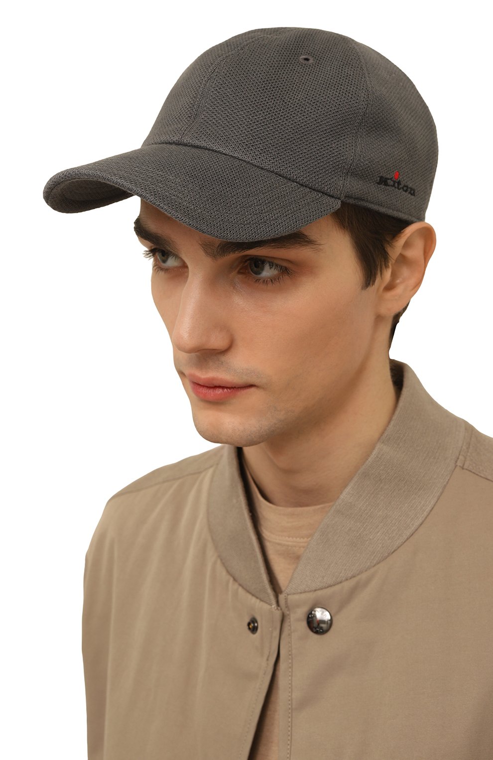 Хлопковая бейсболка KITON, арт. UCAPP14XB6005, фото 2