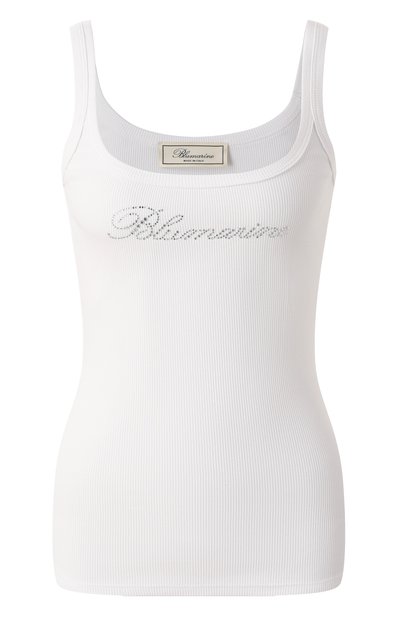 Хлопковая майка BLUMARINE, арт. P522T091A, фото 1