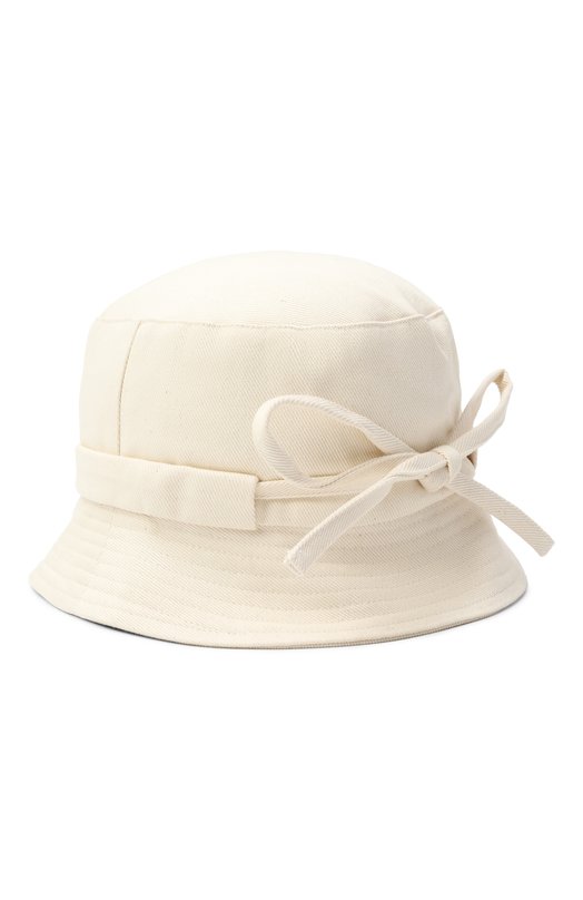 Хлопковая панама Jacquemus 22HACU00001/AE00014 Кремовый  22HACU00001/AE00014 Фото 2