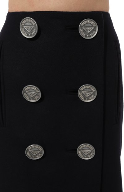 Шерстяная юбка PRADA, арт. P119T-W3Q-F0008-212, фото 5