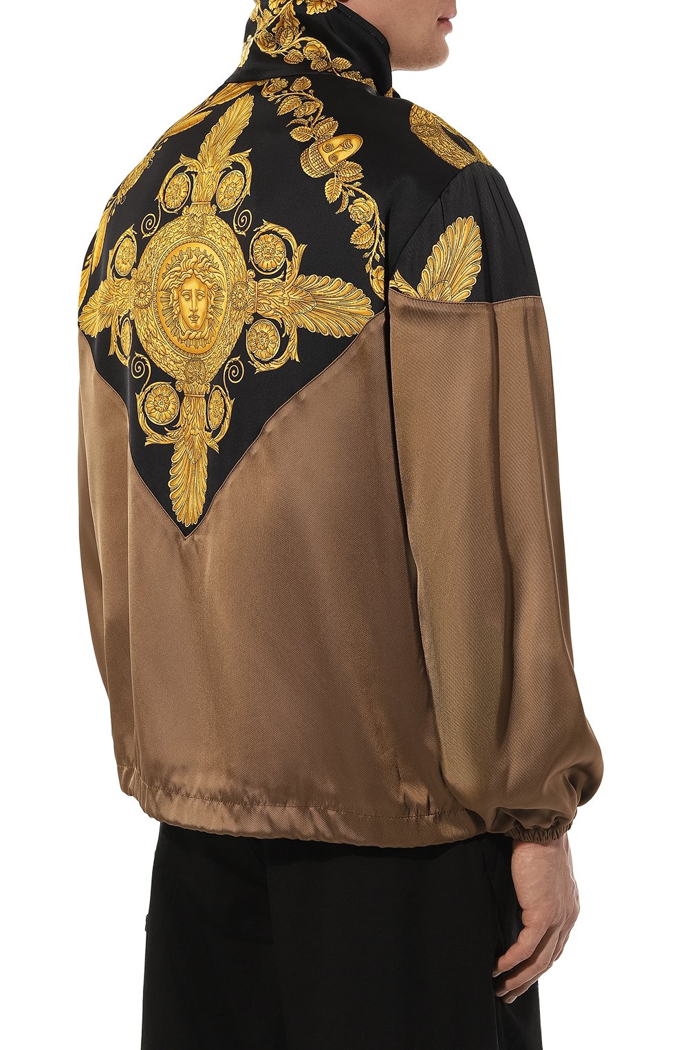 Бомбер из вискозы VERSACE разноцветного цвета по цене 226000 руб., арт. 1009370/1A06824, фото 4 Бомбер из вискозы VERSACE, арт. 1009370/1A06824, фото 4