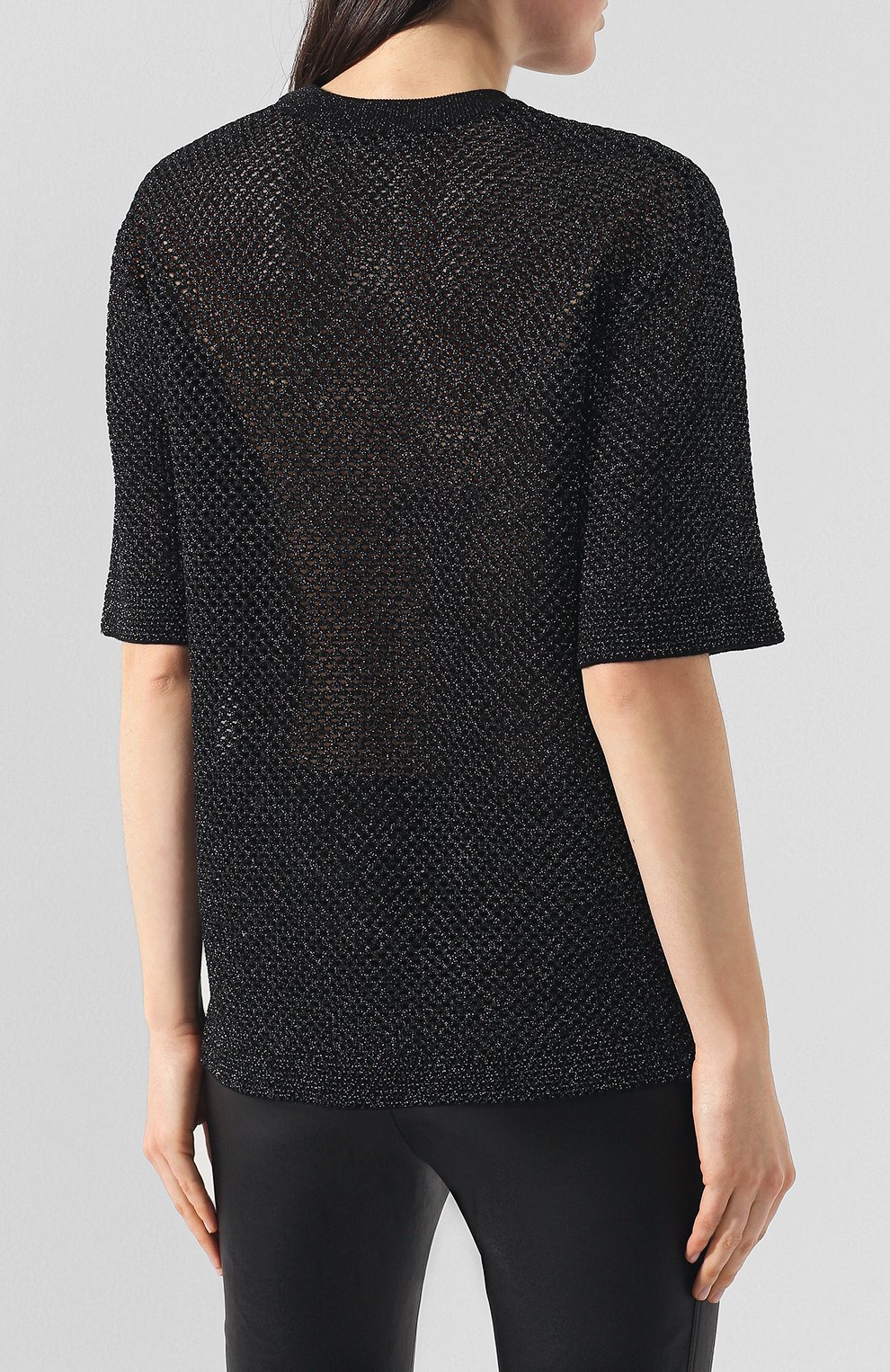 Пуловер из смеси хлопка и вискозы GIVENCHY, арт. BW905H4Z3T, фото 4