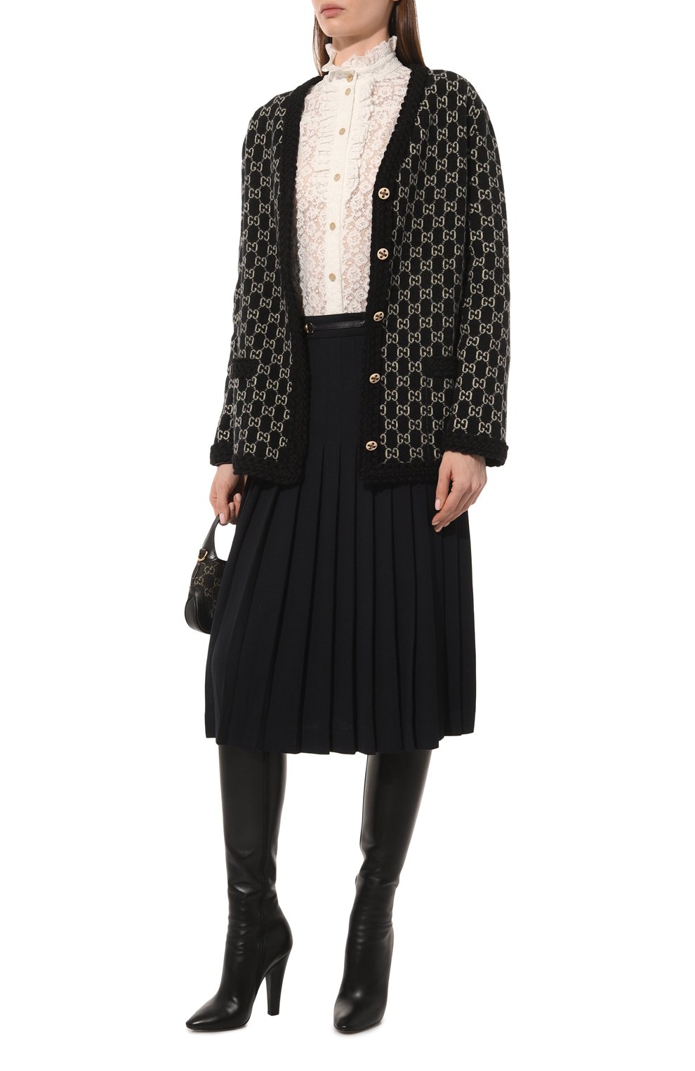 Шерстяная юбка GUCCI, арт. 560441 Z8AC1, фото 2