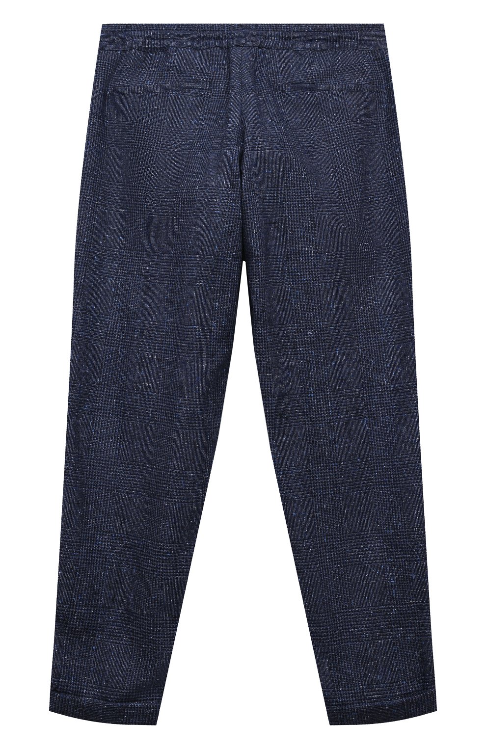 Шерстяные брюки BRUNELLO CUCINELLI синего цвета по цене 54750 руб., арт. BQ469P503C, фото 2 Шерстяные брюки BRUNELLO CUCINELLI, арт. BQ469P503C, фото 2