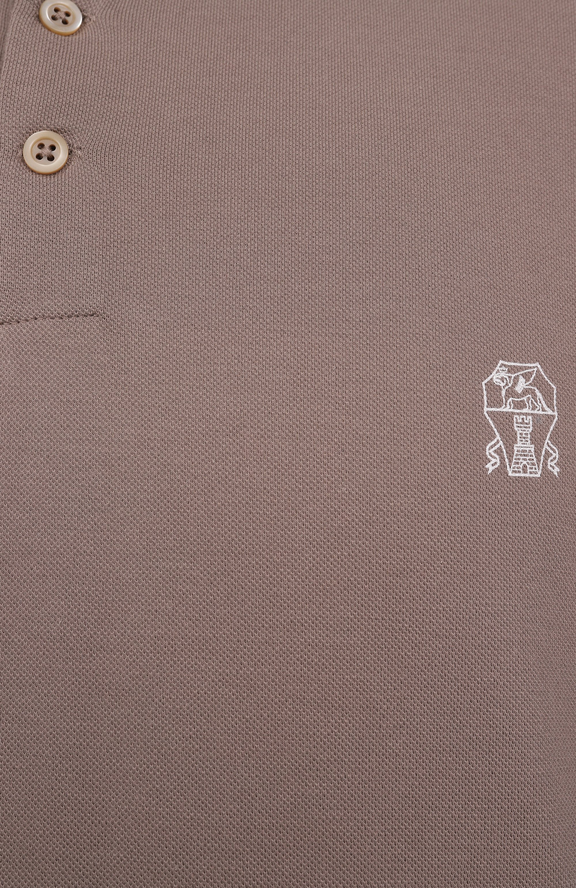 Хлопковое поло BRUNELLO CUCINELLI, арт. ME8548788, фото 6