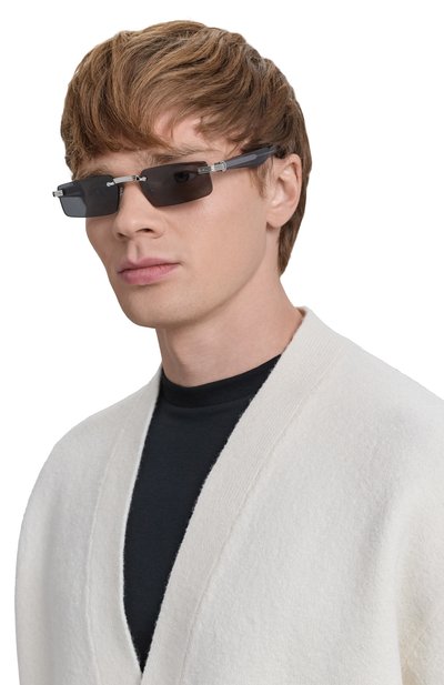 Солнцезащитные очки CARTIER темно-серого цвета по цене 168000 руб., арт. CT0537S 003, фото 2 Солнцезащитные очки CARTIER, арт. CT0537S 003, фото 2