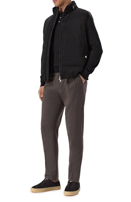 Мужские брюки из шерсти и хлопка CORNELIANI, арт. 264L21-2618331
