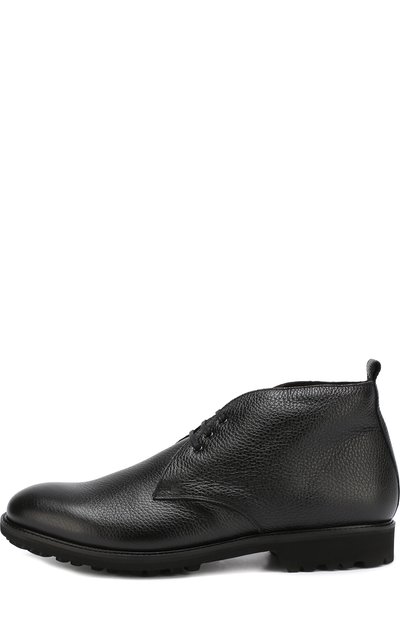 Кожаные ботинки на шнуровке с внутренней меховой отделкой CORNELIANI, арт. 82TM58-8820983, фото 3