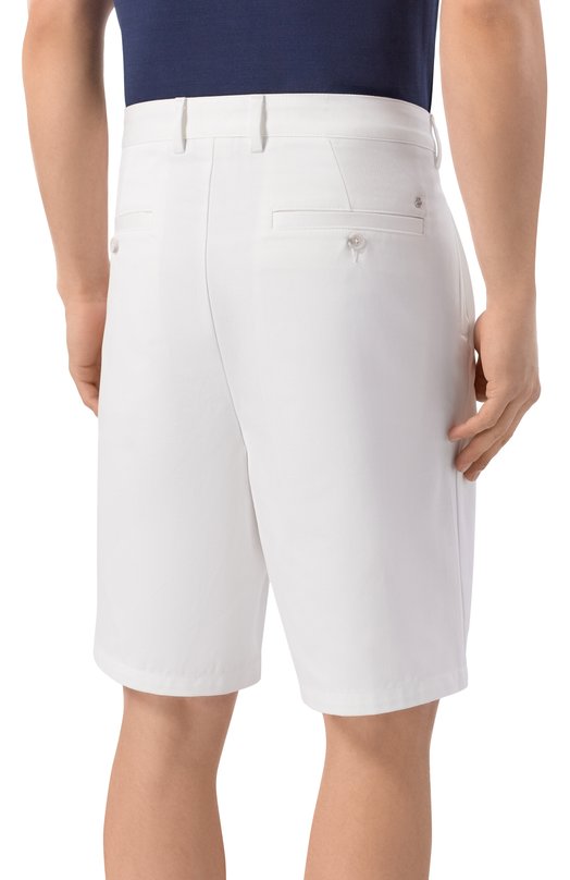 Хлопковые шорты BOSS 50557421 Белый  50557421 Фото 4