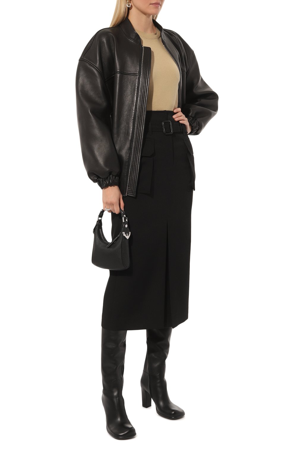 Пуловер из хлопка и шелка UMA WANG бежевого цвета по цене 49950 руб., арт. S3 M UK7112, фото 2 Пуловер из хлопка и шелка UMA WANG, арт. S3 M UK7112, фото 2