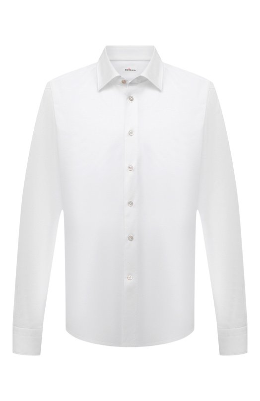 

Хлопковая рубашка Kiton, Белый