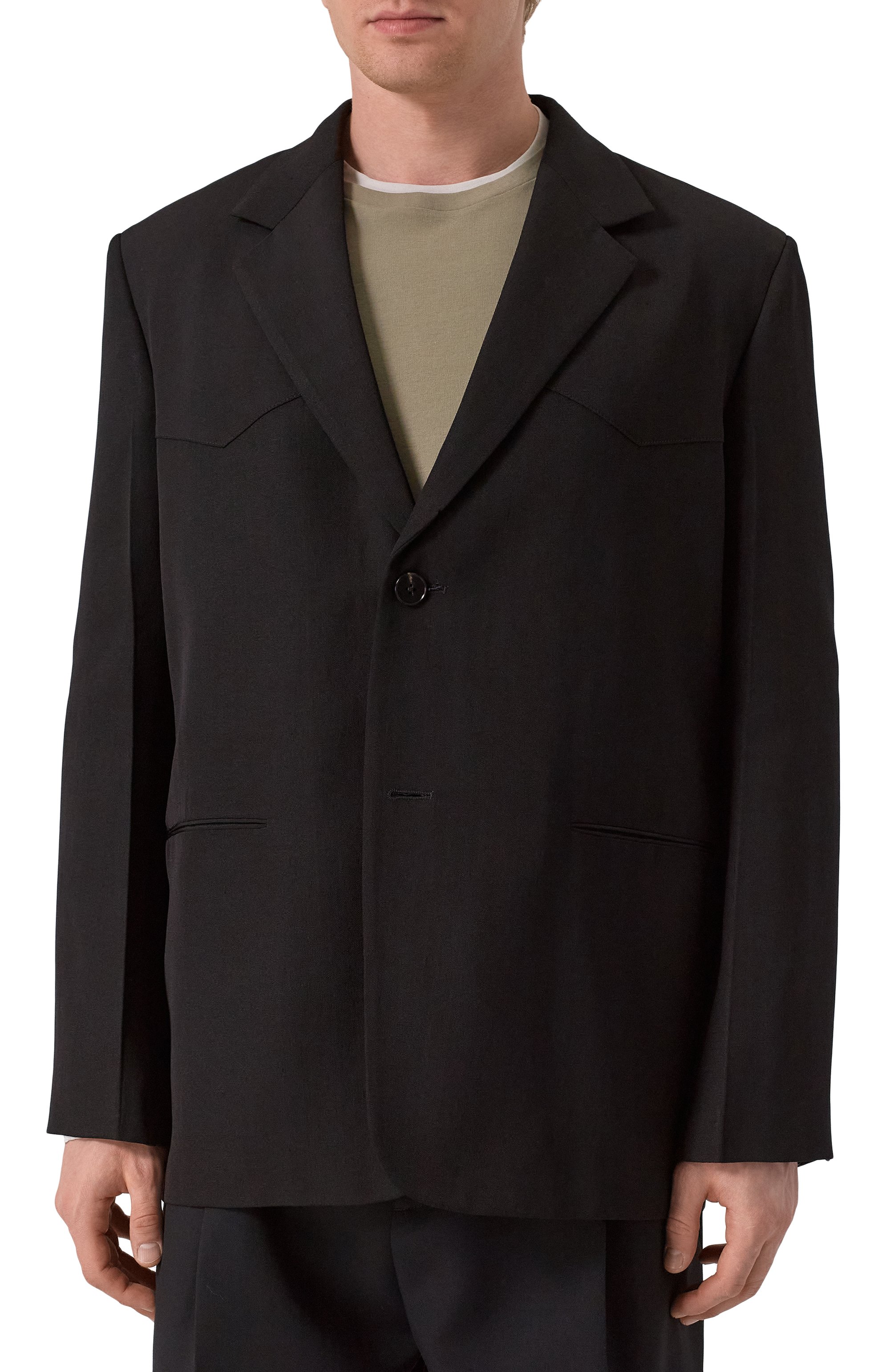 Пиджак из вискозы и шелка JIL SANDER, арт. J21BN0211-J65324, фото 5