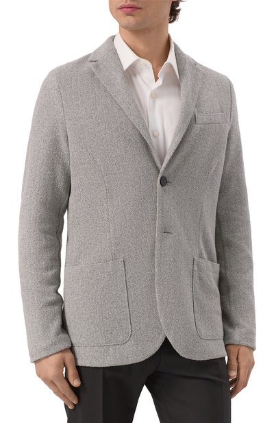 Хлопковый пиджак HARRIS WHARF LONDON, арт. C8Z22PXE, фото 4