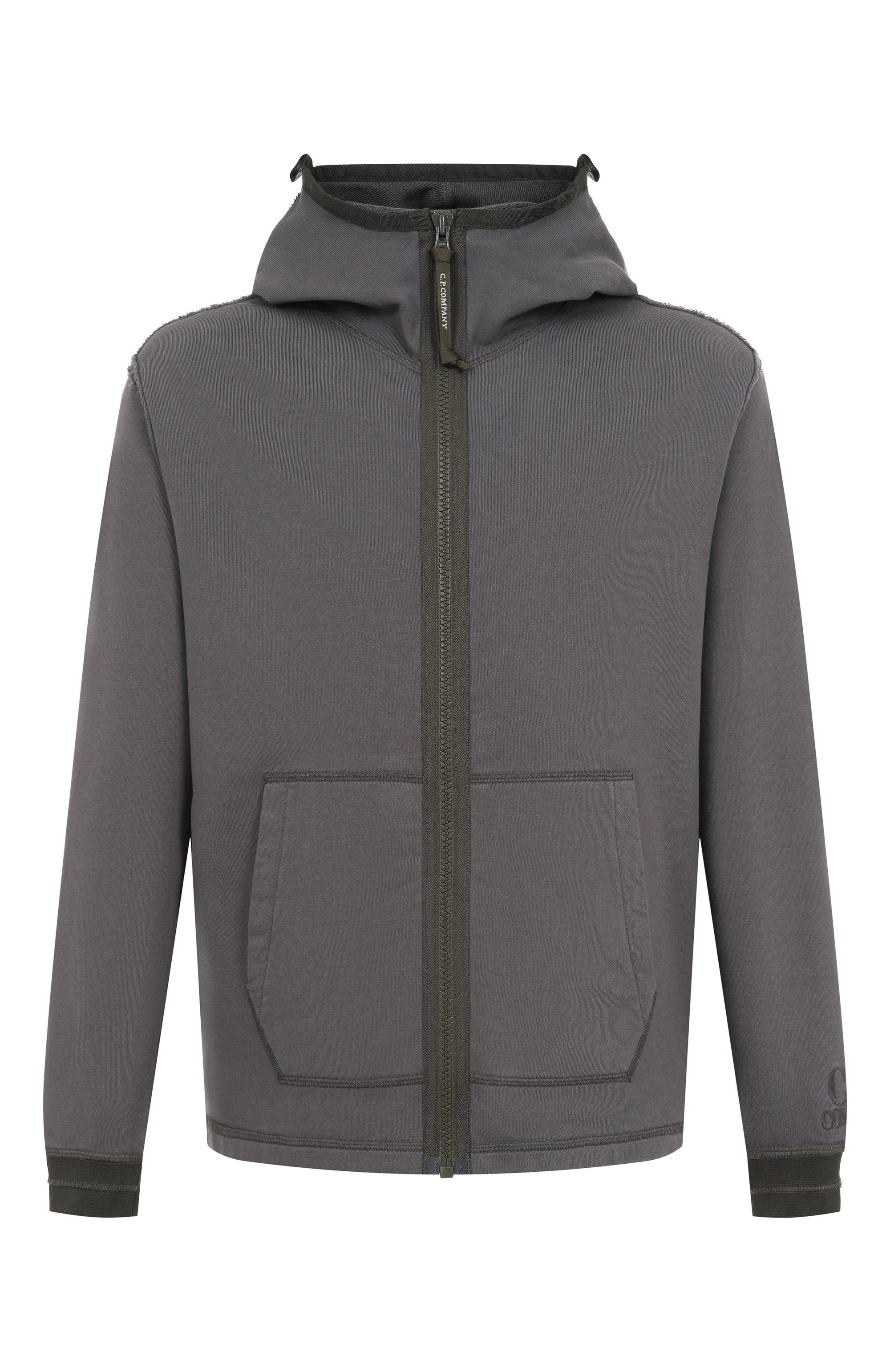 Хлопковая толстовка C.P. COMPANY темно-серого цвета по цене 41950 руб., арт. 18CMSS162A006090M, фото 1 Хлопковая толстовка C.P. COMPANY, арт. 18CMSS162A006090M, фото 1