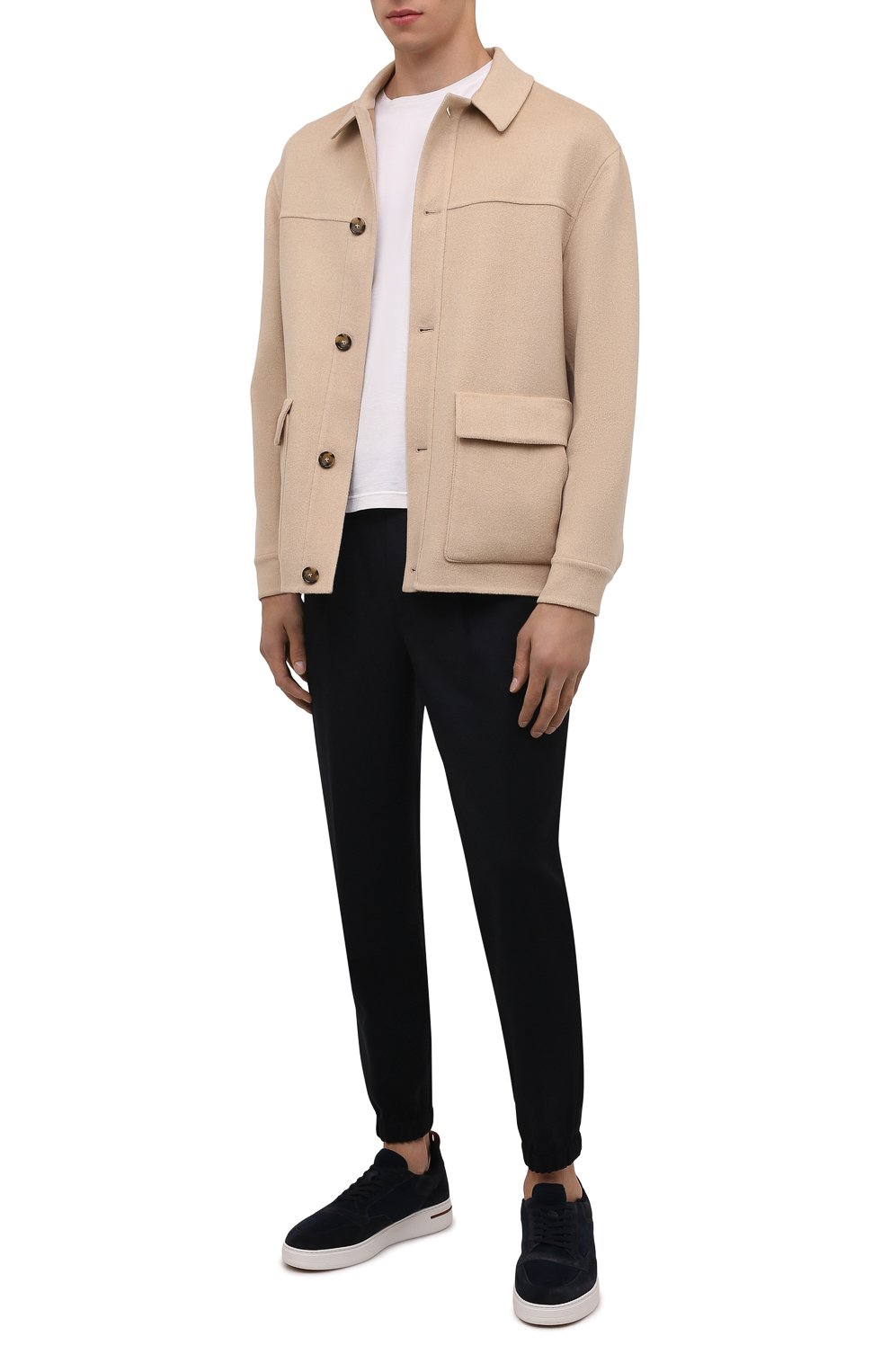 Замшевые кеды newport LORO PIANA, арт. FAL4249, фото 2