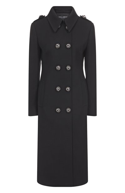 Женское шерстяное пальто DOLCE & GABBANA, арт. F0G1VZ/FUBGE
