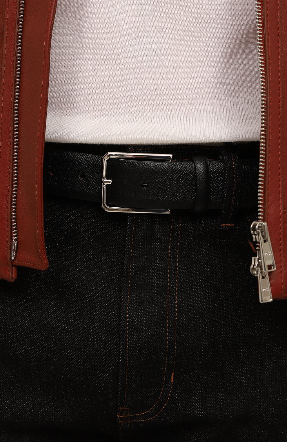 Кожаный ремень SANTONI, арт. CM35VS003B91EST5N01, фото 2