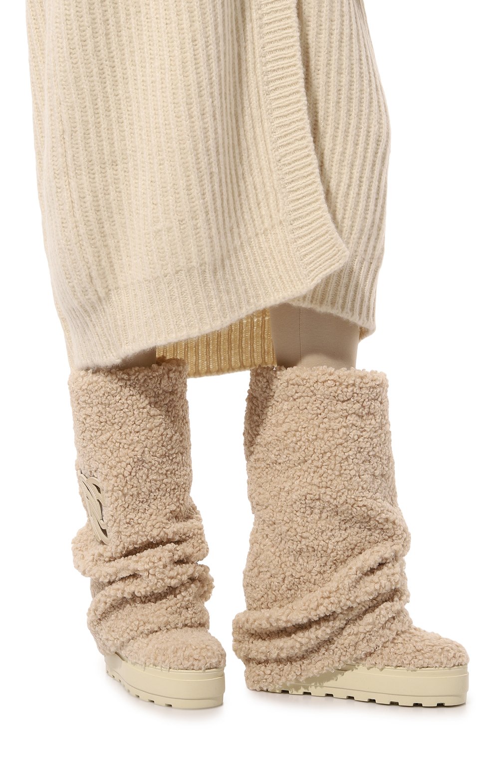 Текстильные сапоги new double face CASADEI светло-бежевого цвета по цене 133500 руб., арт. 2S360Y0811C2590C090, фото 3 Текстильные сапоги new double face CASADEI, арт. 2S360Y0811C2590C090, фото 3