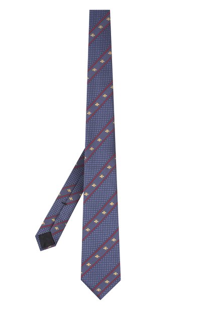 Шелковый галстук GUCCI синего цвета по цене 28800 руб., арт. 451528/4E002, фото 2 Шелковый галстук GUCCI, арт. 451528/4E002, фото 2