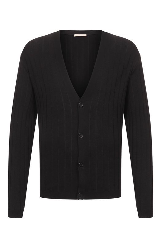 Кардиган из шелка и хлопка 12 STOREEZ 137257 Чёрный 137257