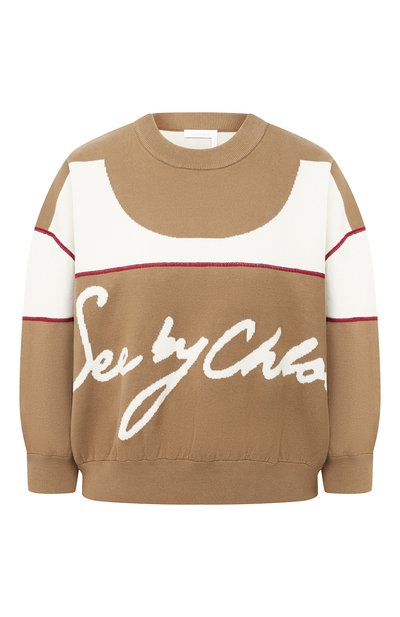 Женский хлопковый пуловер SEE BY CHLOÉ, арт. CHS20AMP10540