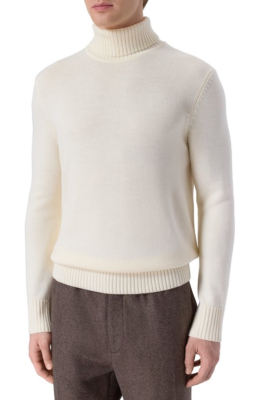 Шерстяной свитер Windsor 13 RAMIR0-TU 10020243/30048049 Кремовый  13 RAMIR0-TU 10020243/30048049 Фото 3