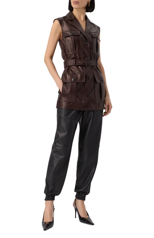 Кожаные туфли Babylone Breteuil 90 Saint Laurent 806685/AAESX Чёрный  806685/AAESX Фото 2