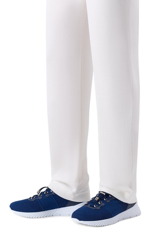 Текстильные кроссовки Stefano Ricci UZ689G2427/TSWY Синий  UZ689G2427/TSWY Фото 3