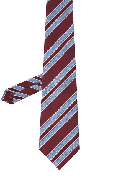 Шелковый галстук BRIONI бордового цвета по цене 26600 руб., арт. 063H00/P7493, фото 2 Шелковый галстук BRIONI, арт. 063H00/P7493, фото 2