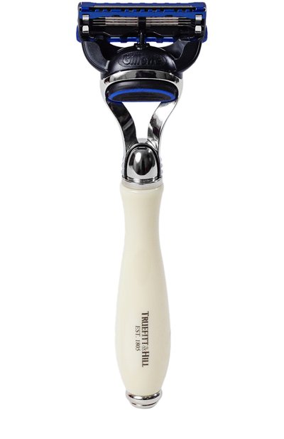 Станок для бритья fusion слоновая кость с хромом wellington TRUEFITT AND HILL бесцветного цвета по цене 42200 руб., арт. 264, фото 1 Станок для бритья fusion слоновая кость с хромом wellington TRUEFITT AND HILL, арт. 264, фото 1