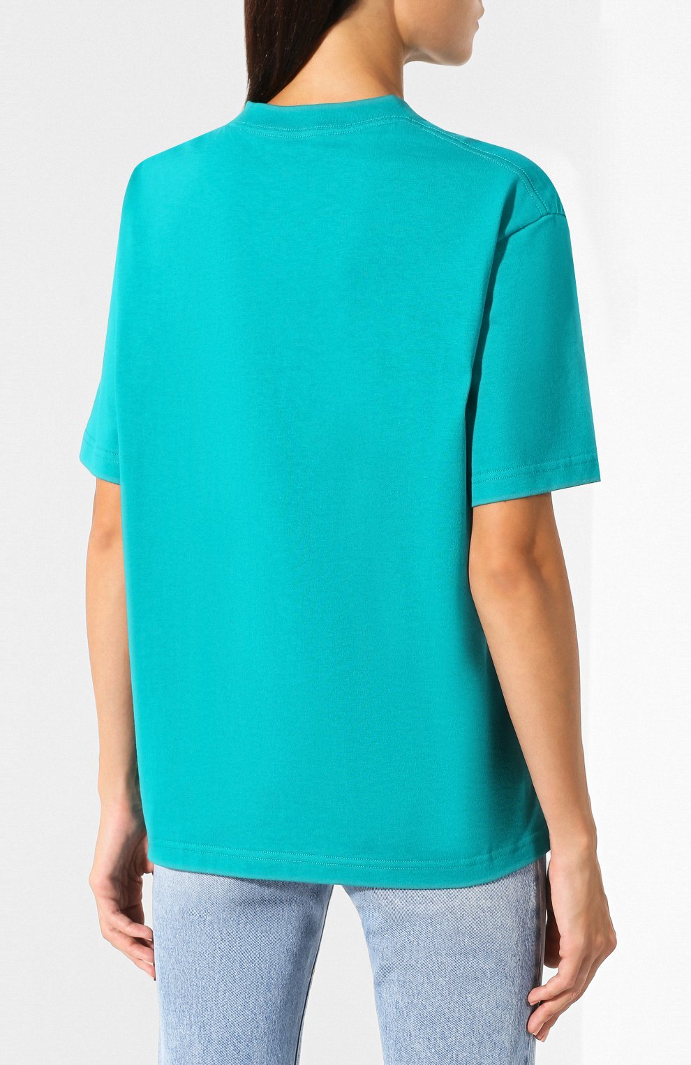 Хлопковая футболка BALENCIAGA, арт. 594599/TGV48, фото 4