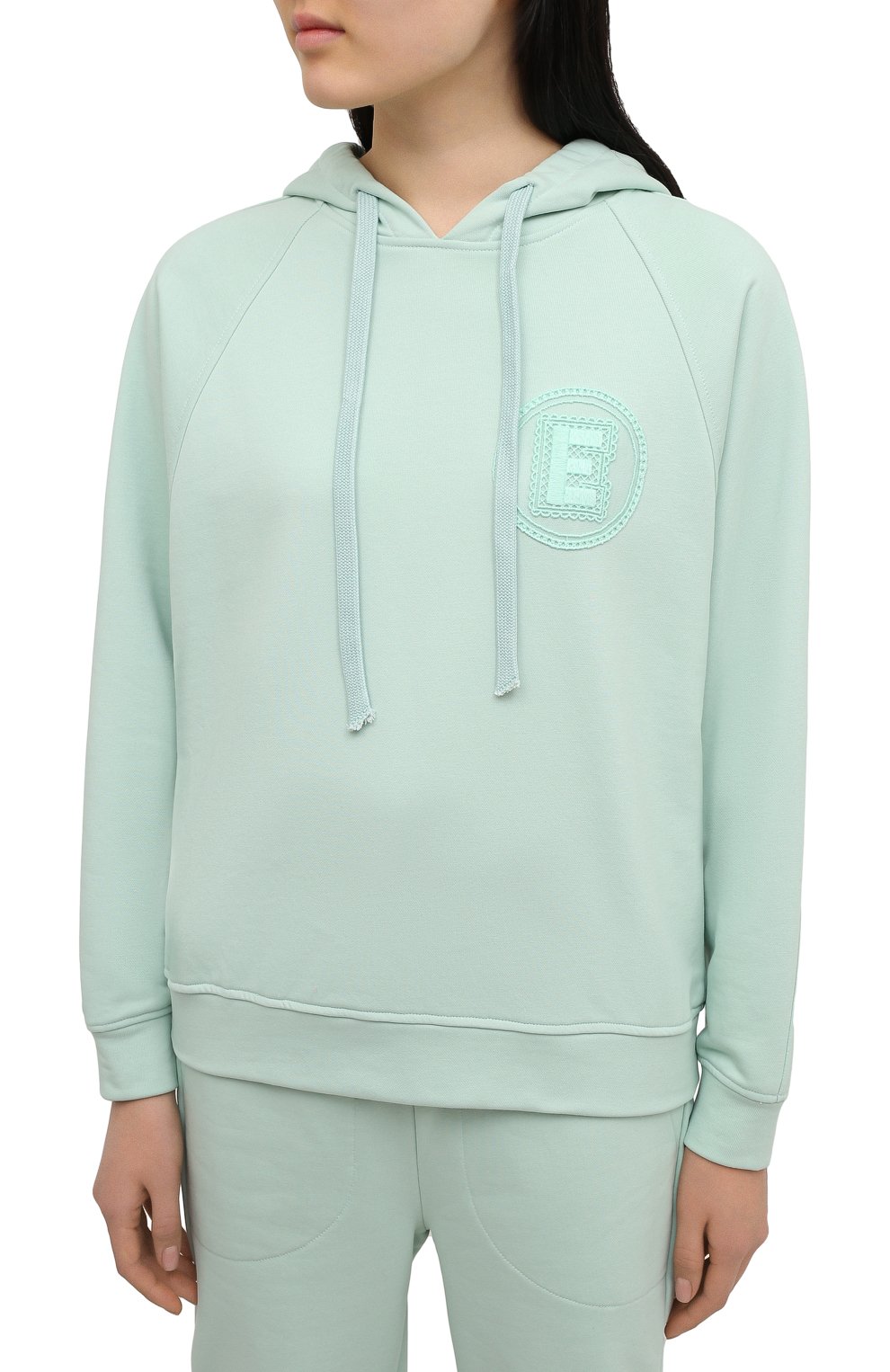 Хлопковое худи ERMANNO FIRENZE, арт. D38ET FL05FEL, фото 3
