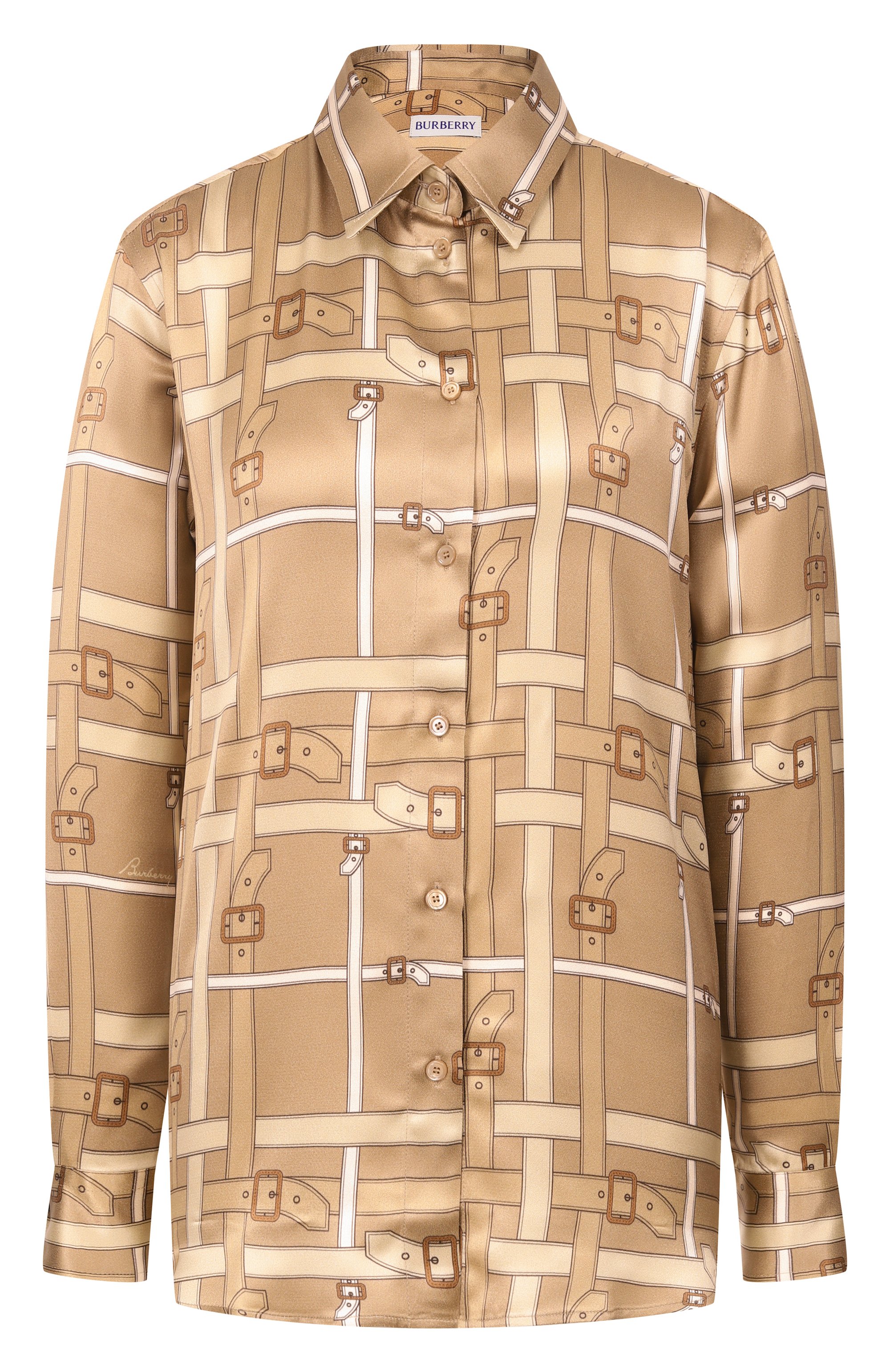 Атласная блузка BURBERRY, арт. 8120036, фо то 1