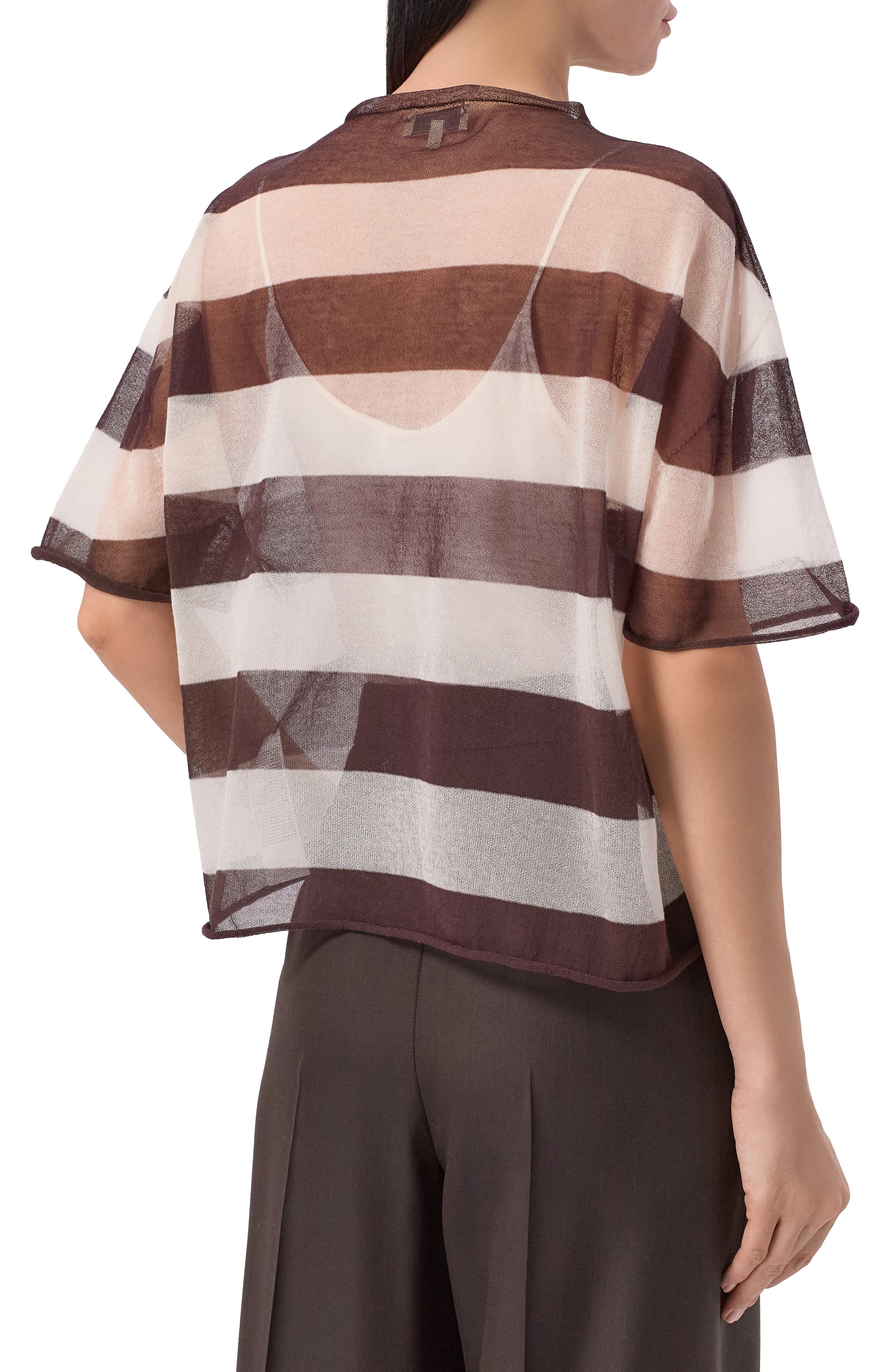 Хлопковый топ ANTONELLI FIRENZE, арт. 41737Q/40799, фото 4