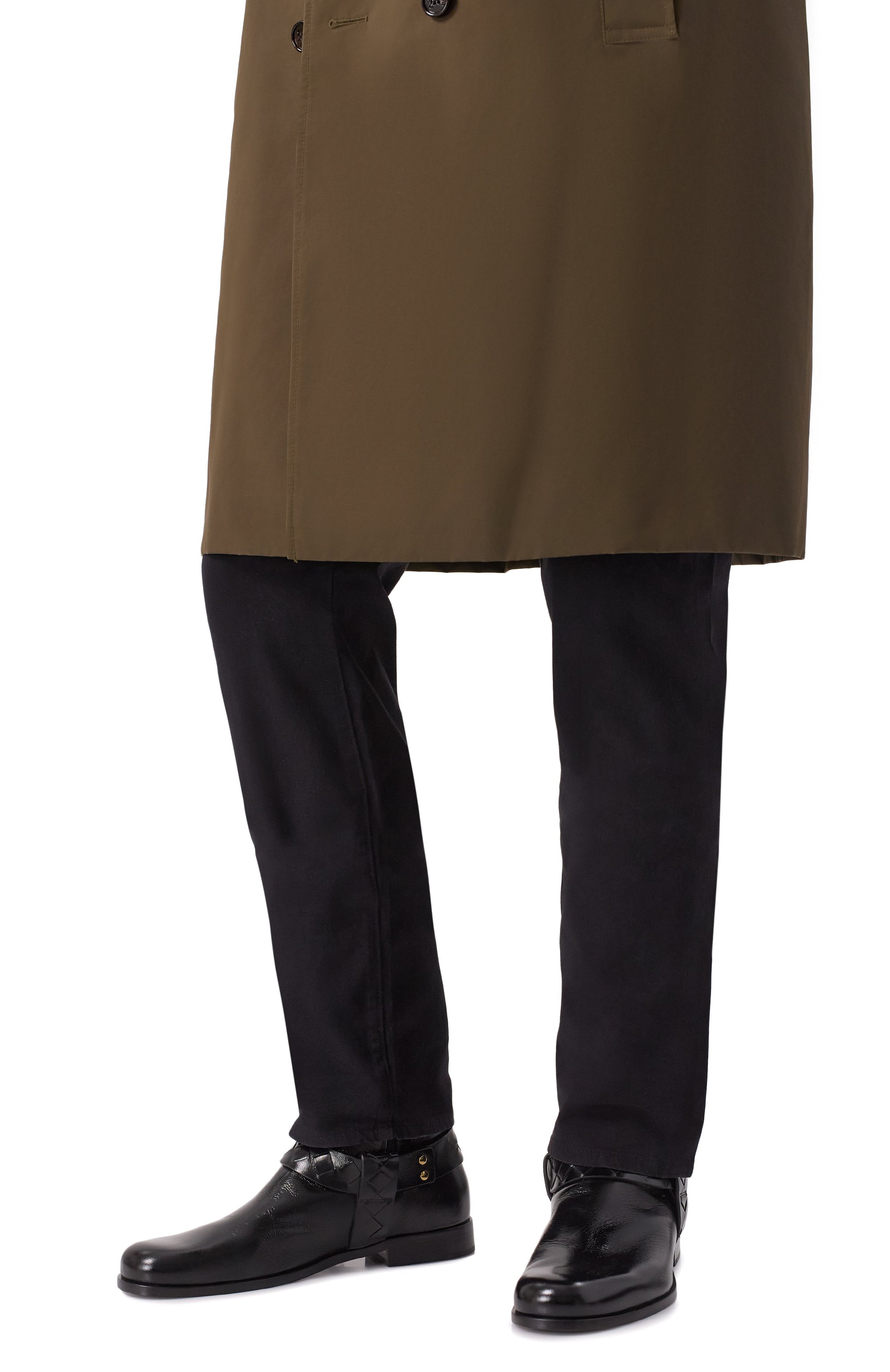 Кожаные сапоги achille BOTTEGA VENETA, арт. 816615/V3H90, фото 3